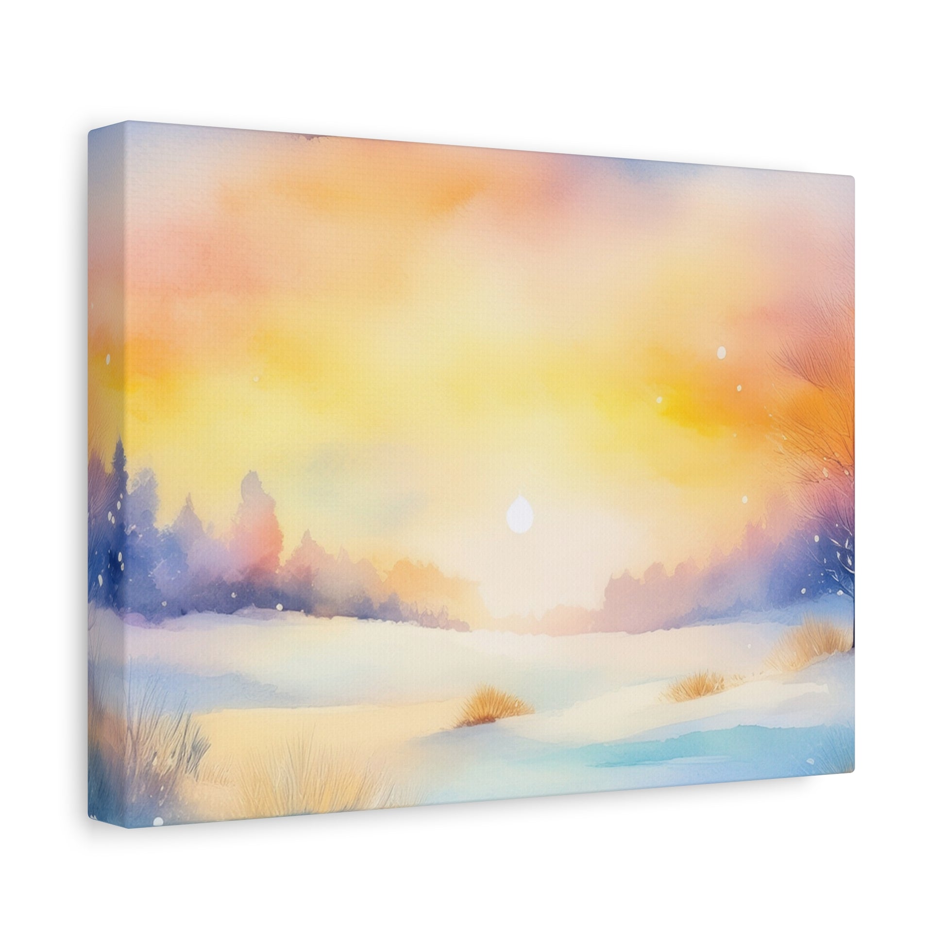 Canvas Wall Art – Winter Glow Sunrise