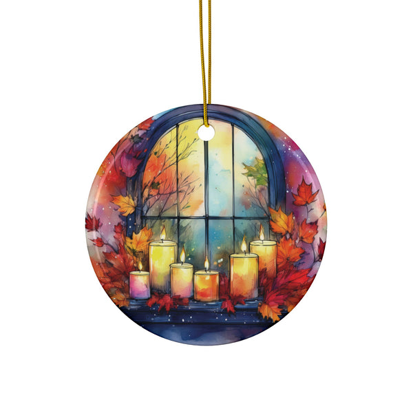Ceramic Ornament – Autumn Window