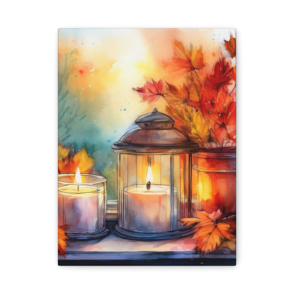 Canvas Wall Art - Candlelight Lantern