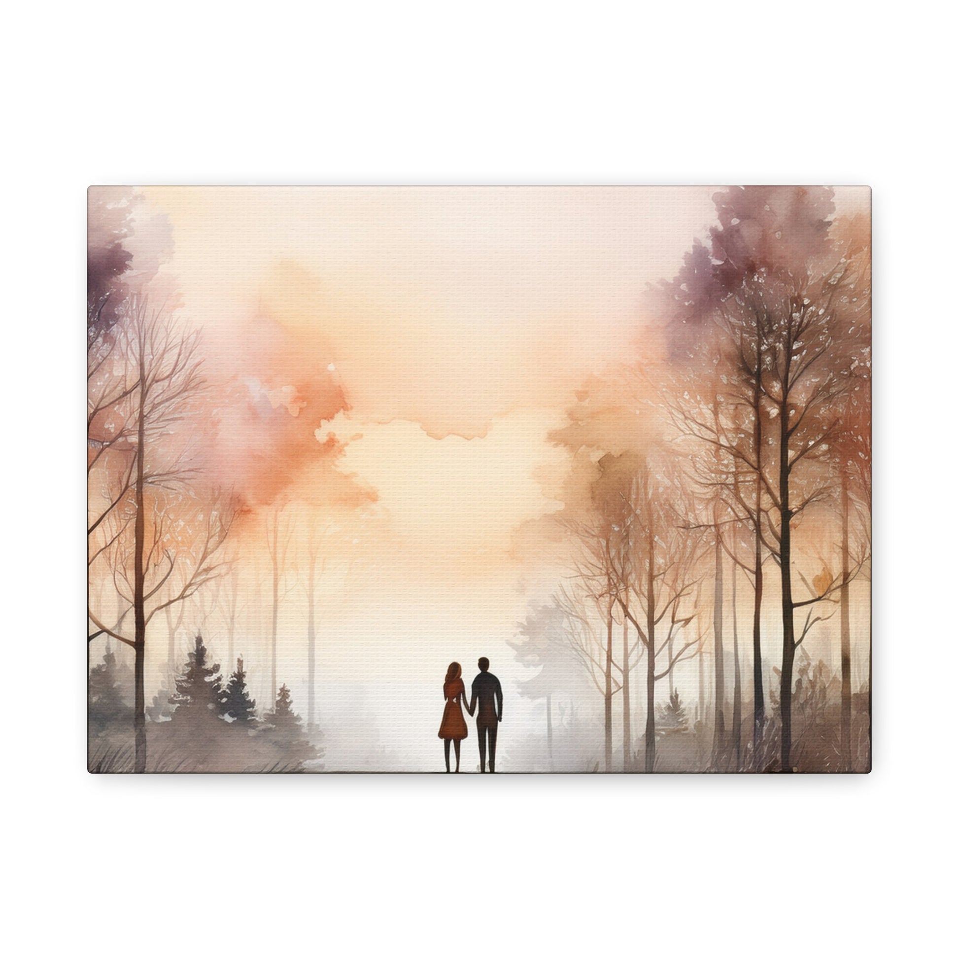 Canvas Wall Art – Together at Sunrise