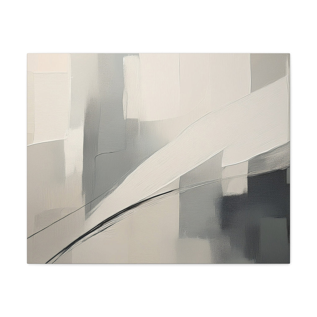 Canvas Wall Art – Soft Abstract Geometry