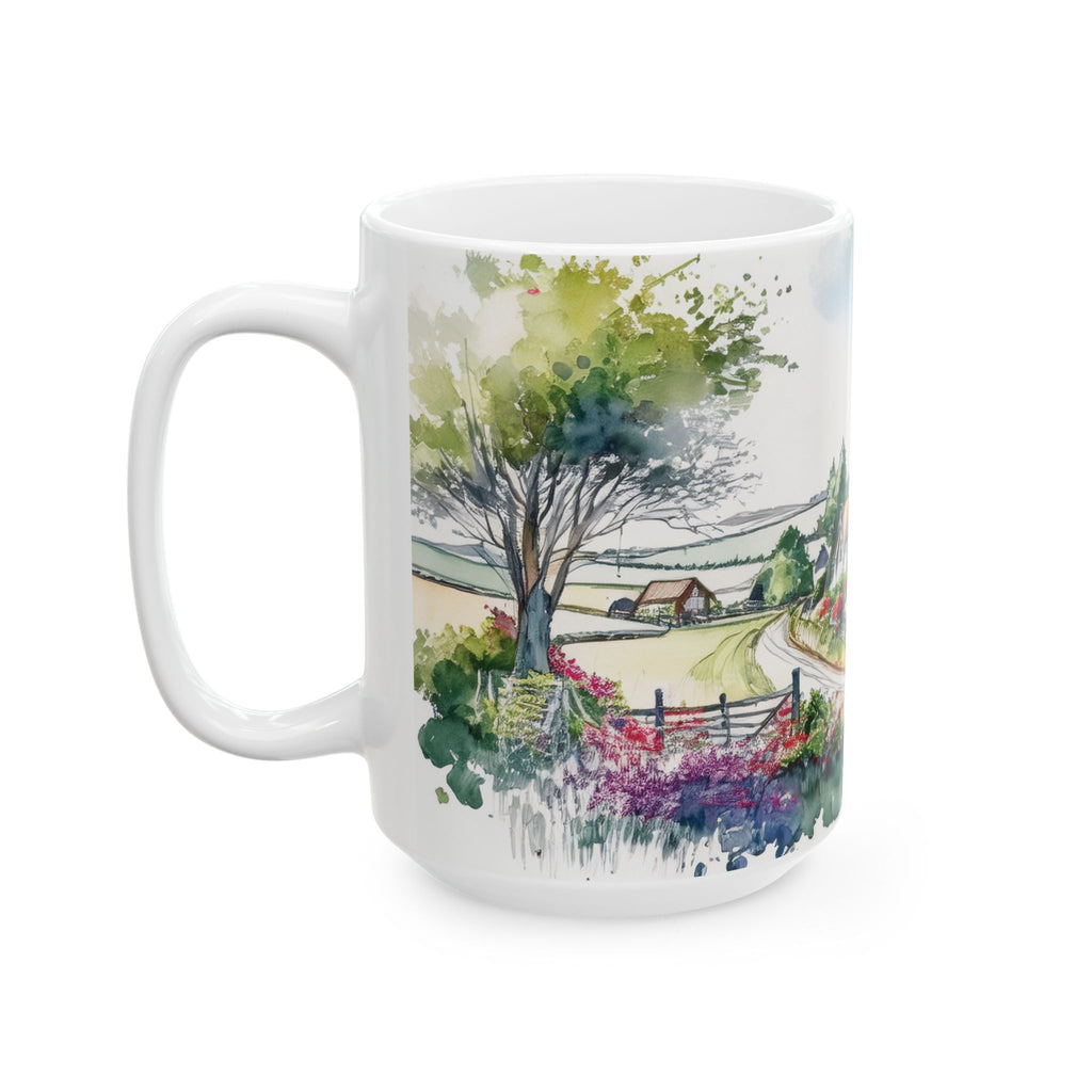Ceramic Mug – English Cottages