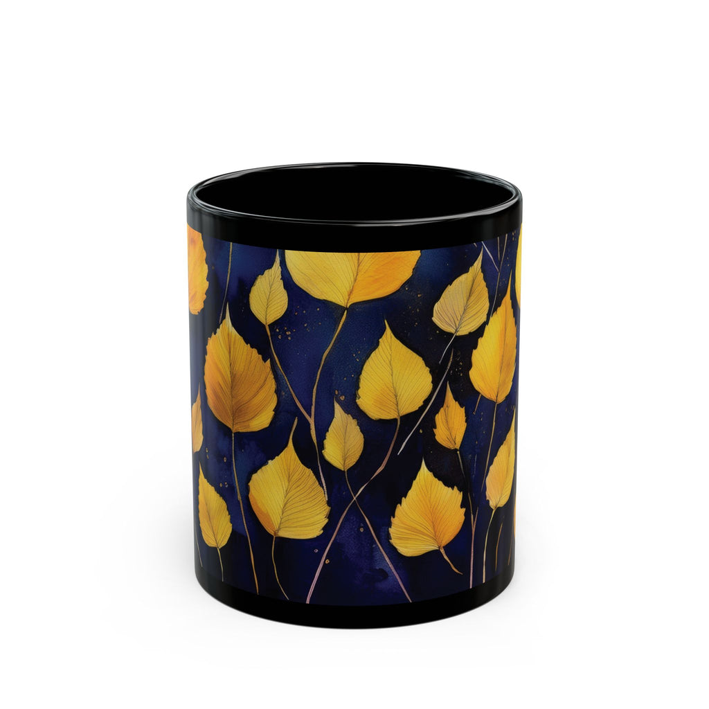 Ceramic Mug – Aspen Leaves