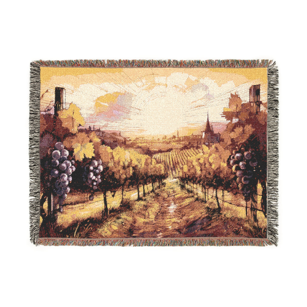 Woven Blanket – Countryside Vineyard