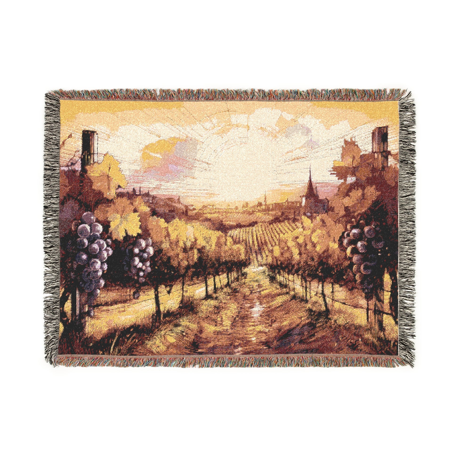 Woven Blanket – Countryside Vineyard