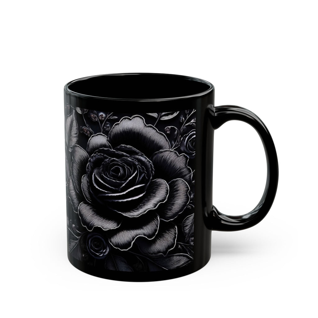 Mug - Midnight Elegance Rose
