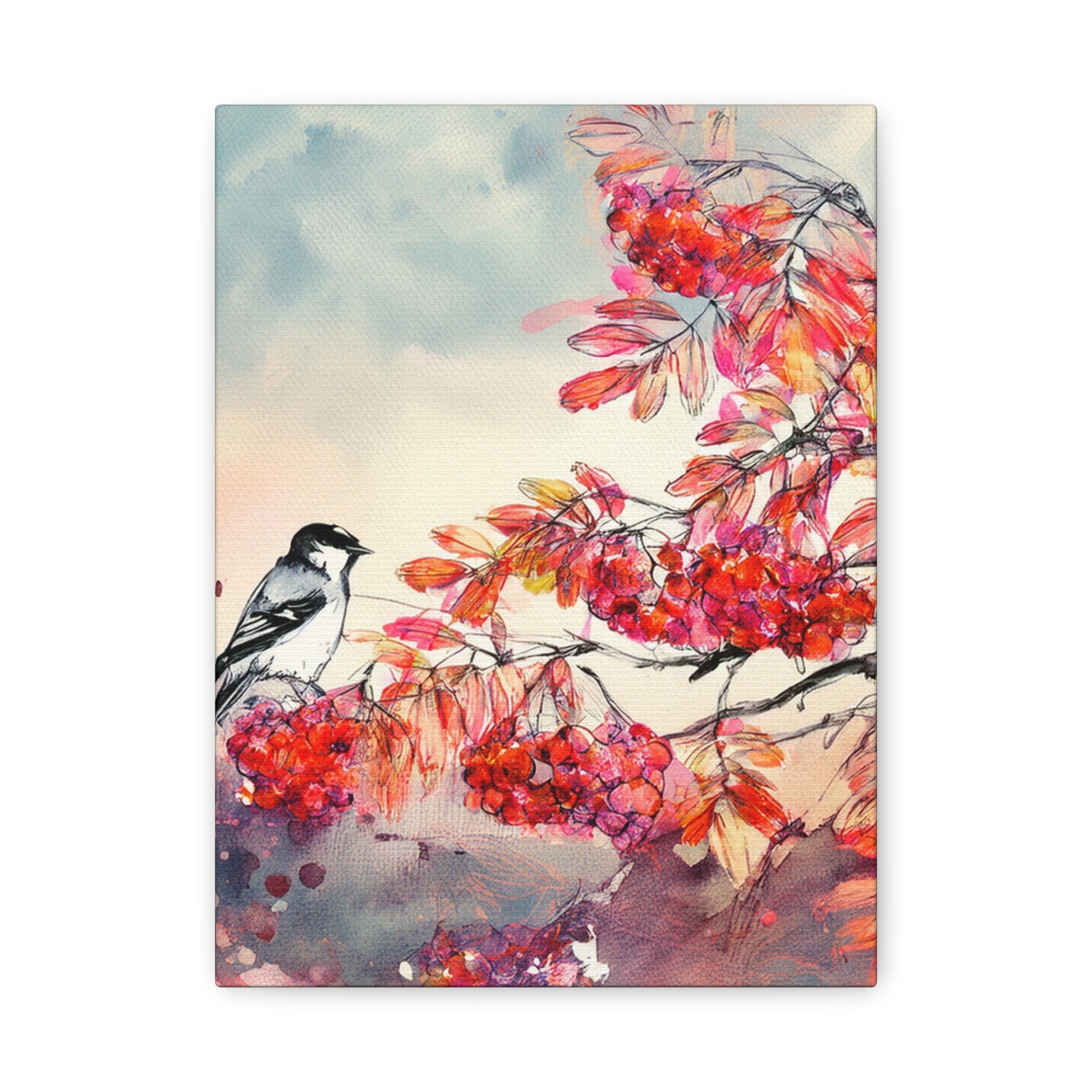 Canvas Wall Art - Rowan Songbird