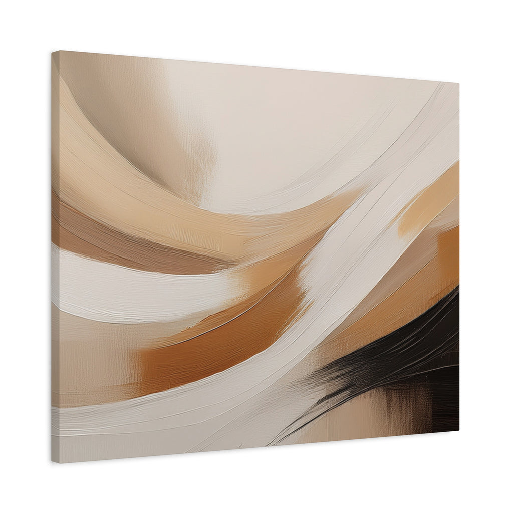 Canvas Wall Art – Serene Beige Motion