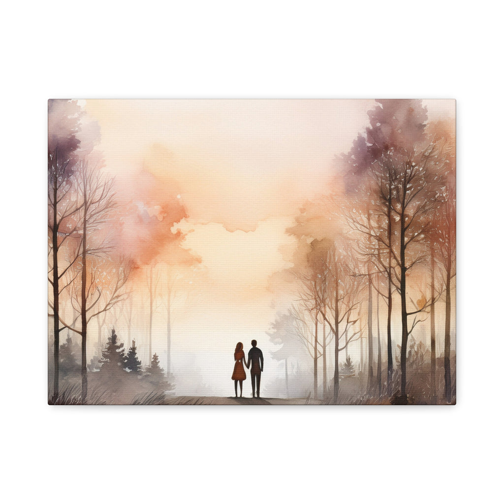 Canvas Wall Art – Together at Sunrise