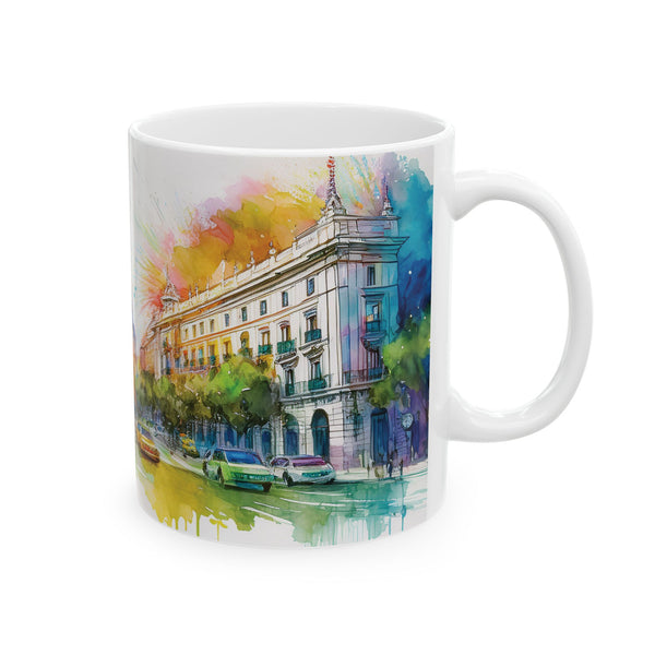 Ceramic Mug – Madrid Cityscape