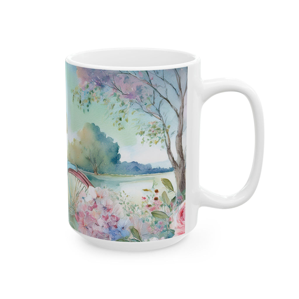 Ceramic Mug - Countryside & Bicycle