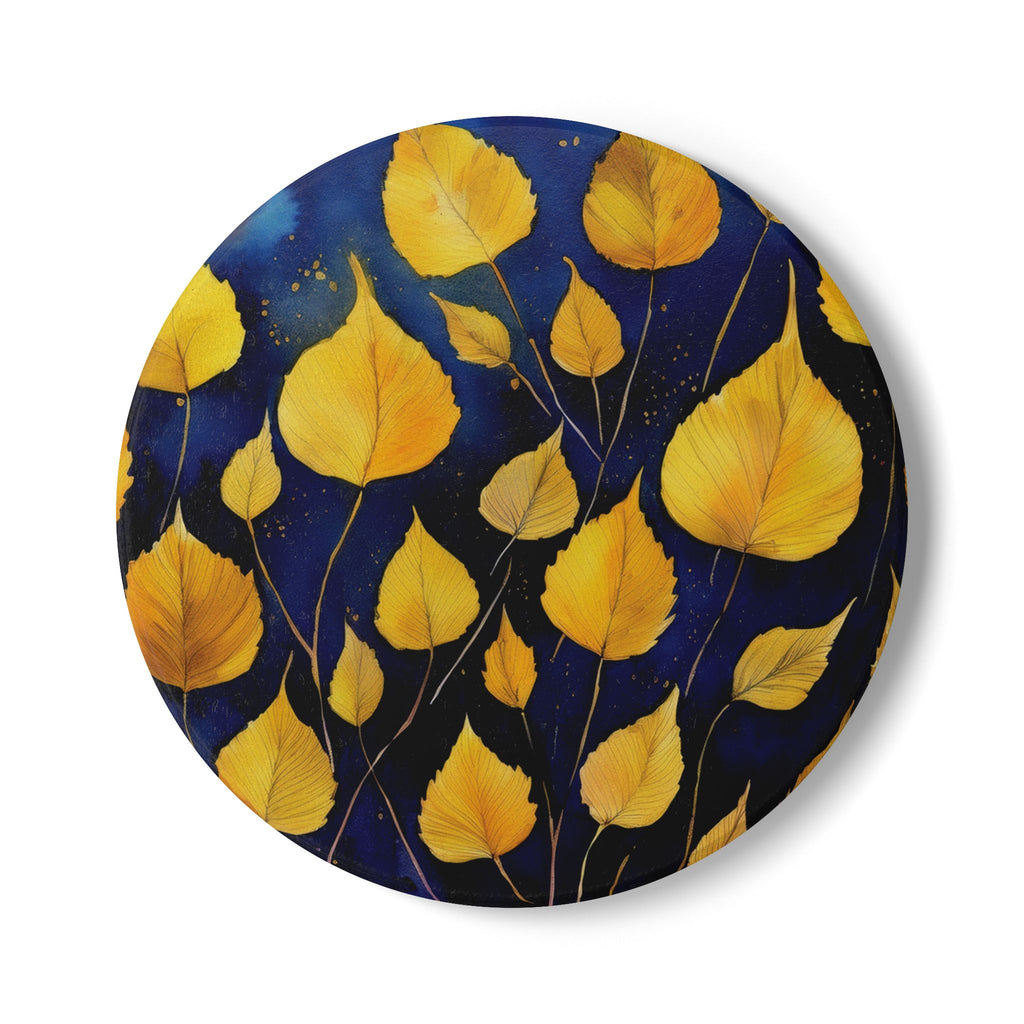 Ceramic coaster – Aspen Leaves by Kjuut Design