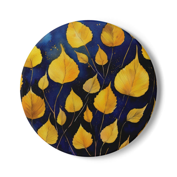 Ceramic coaster – Aspen Leaves by Kjuut Design