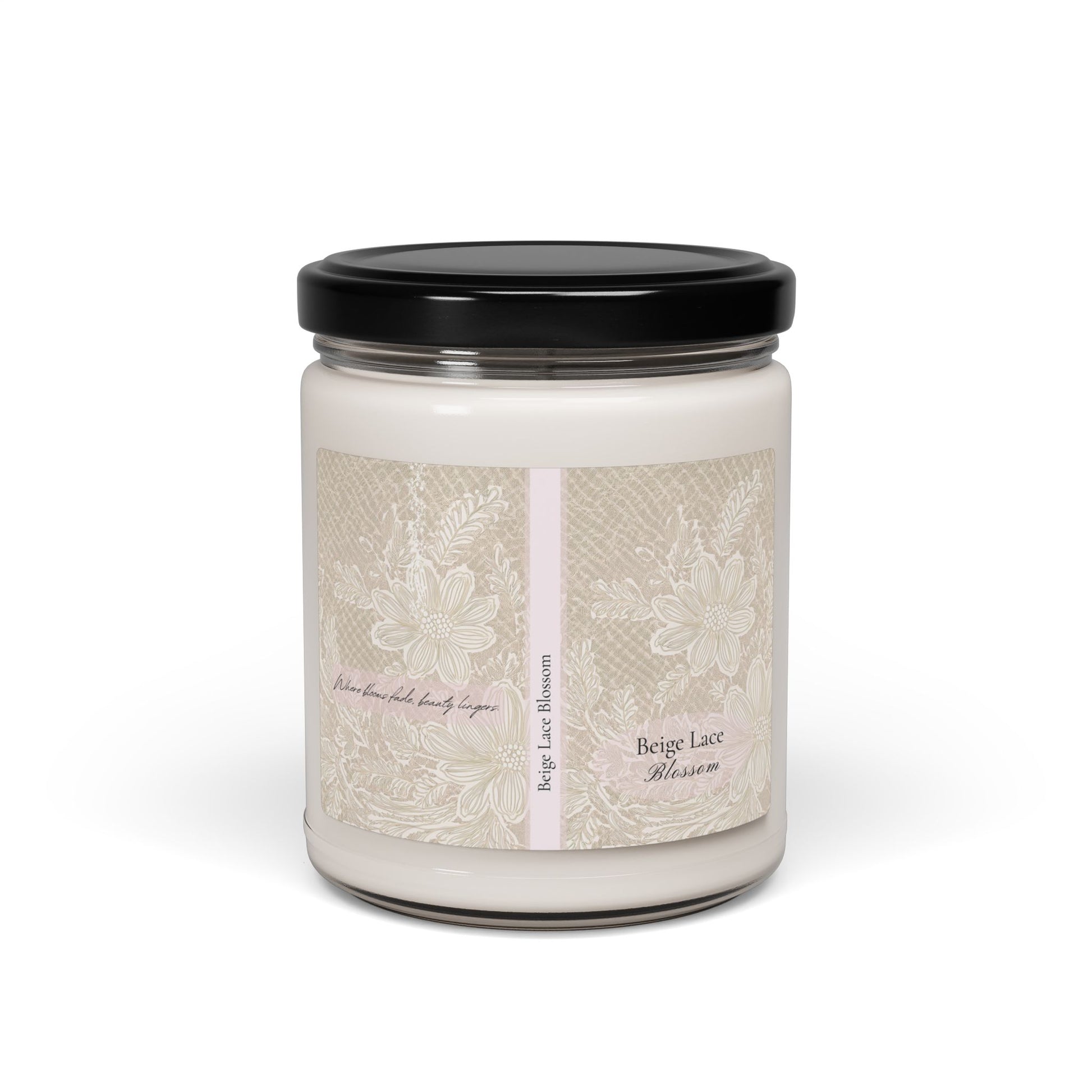 Scented candle – Scented Candle - Beige Lace Blossom by Kjuut Design