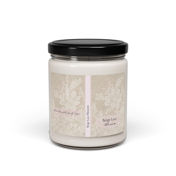 Scented candle – Scented Candle - Beige Lace Blossom by Kjuut Design