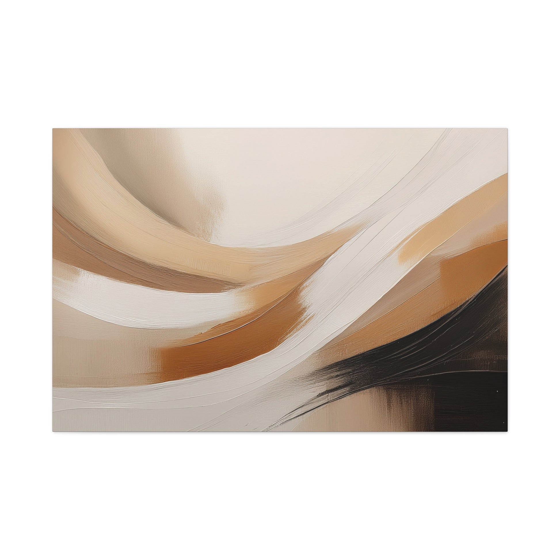 Canvas Wall Art – Serene Beige Motion