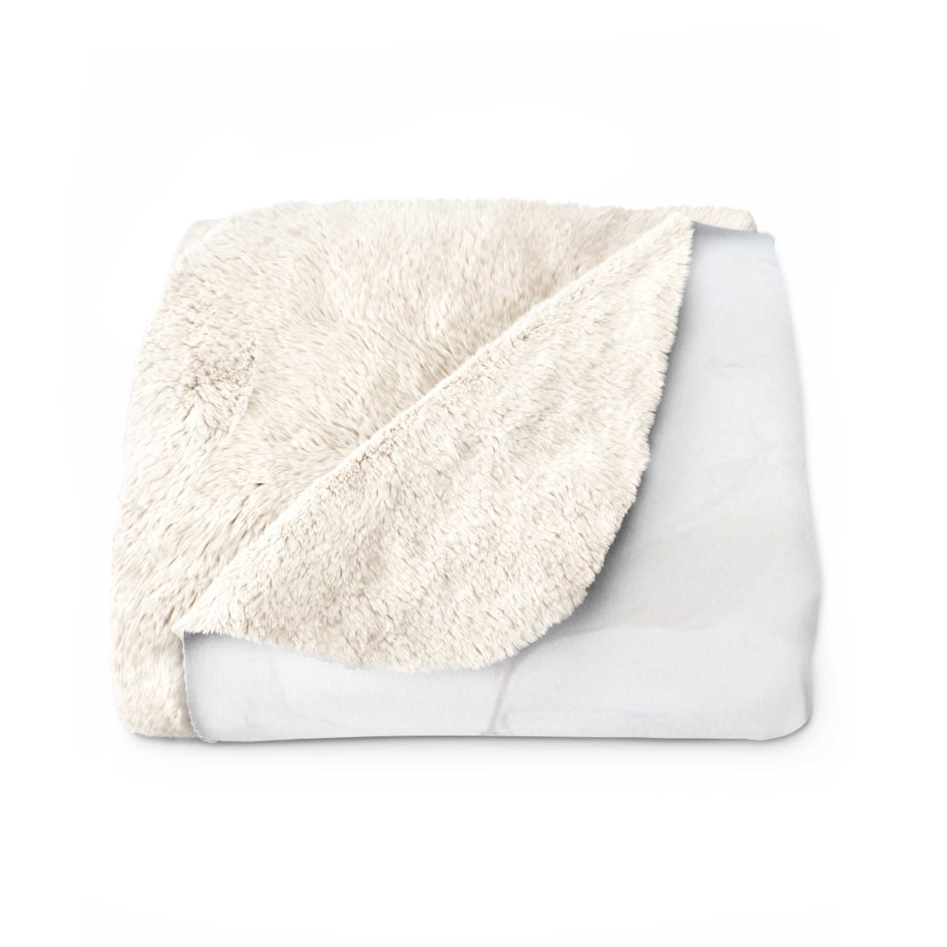 Sherpa Fleece Blanket – Frosted Birch