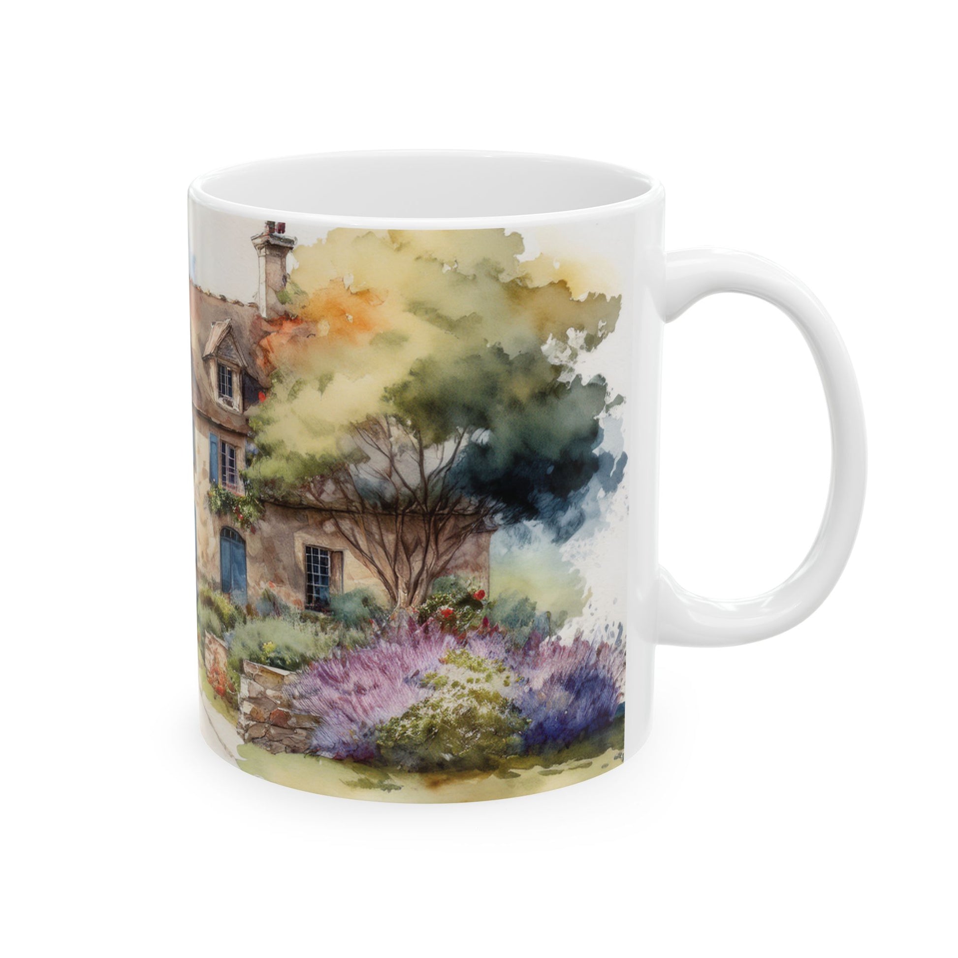 Ceramic Mug – France Countryside Cottage