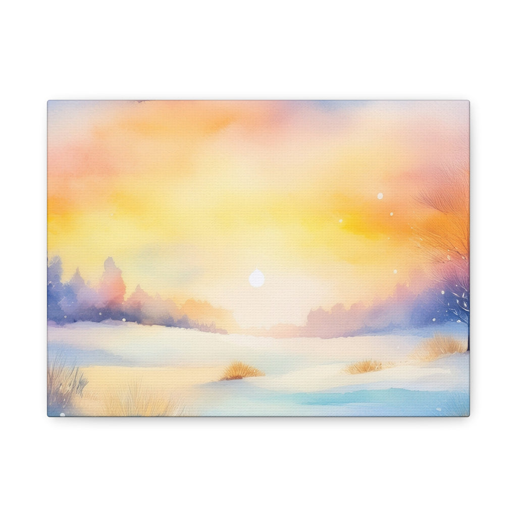 Canvas Wall Art – Winter Glow Sunrise