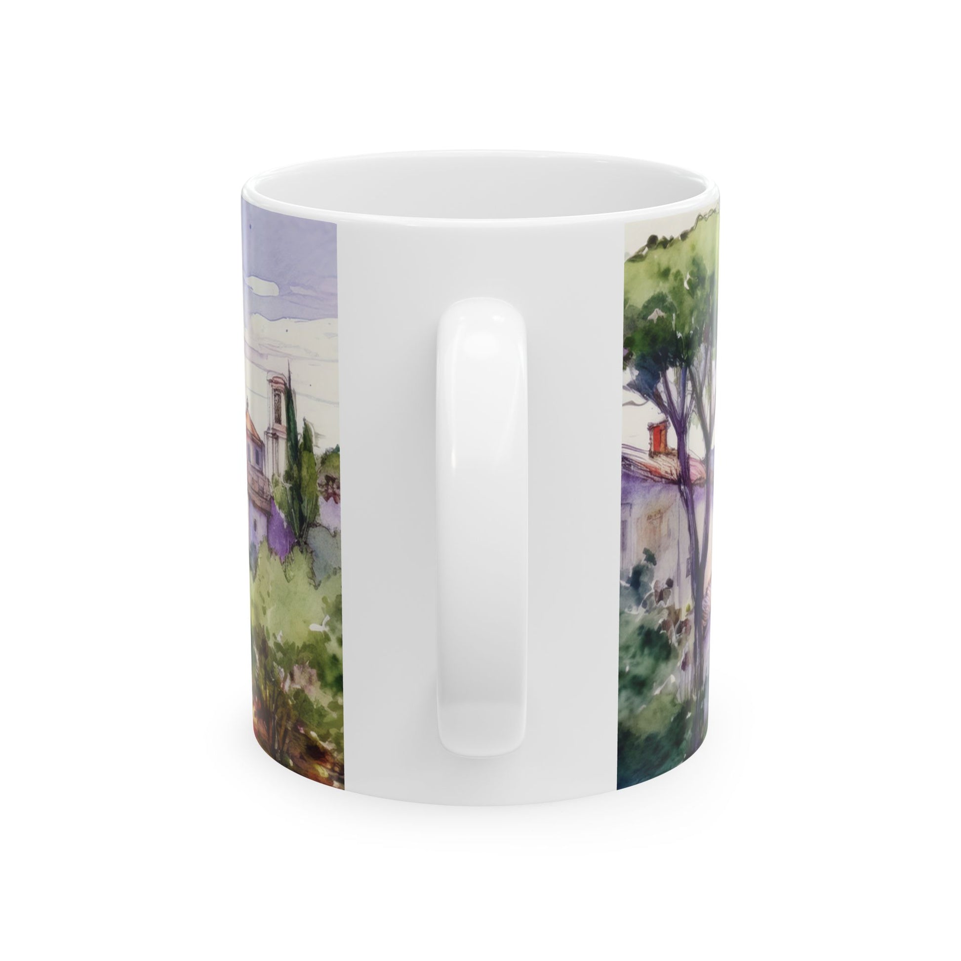Ceramic Mug – Mediterranean Hilltop