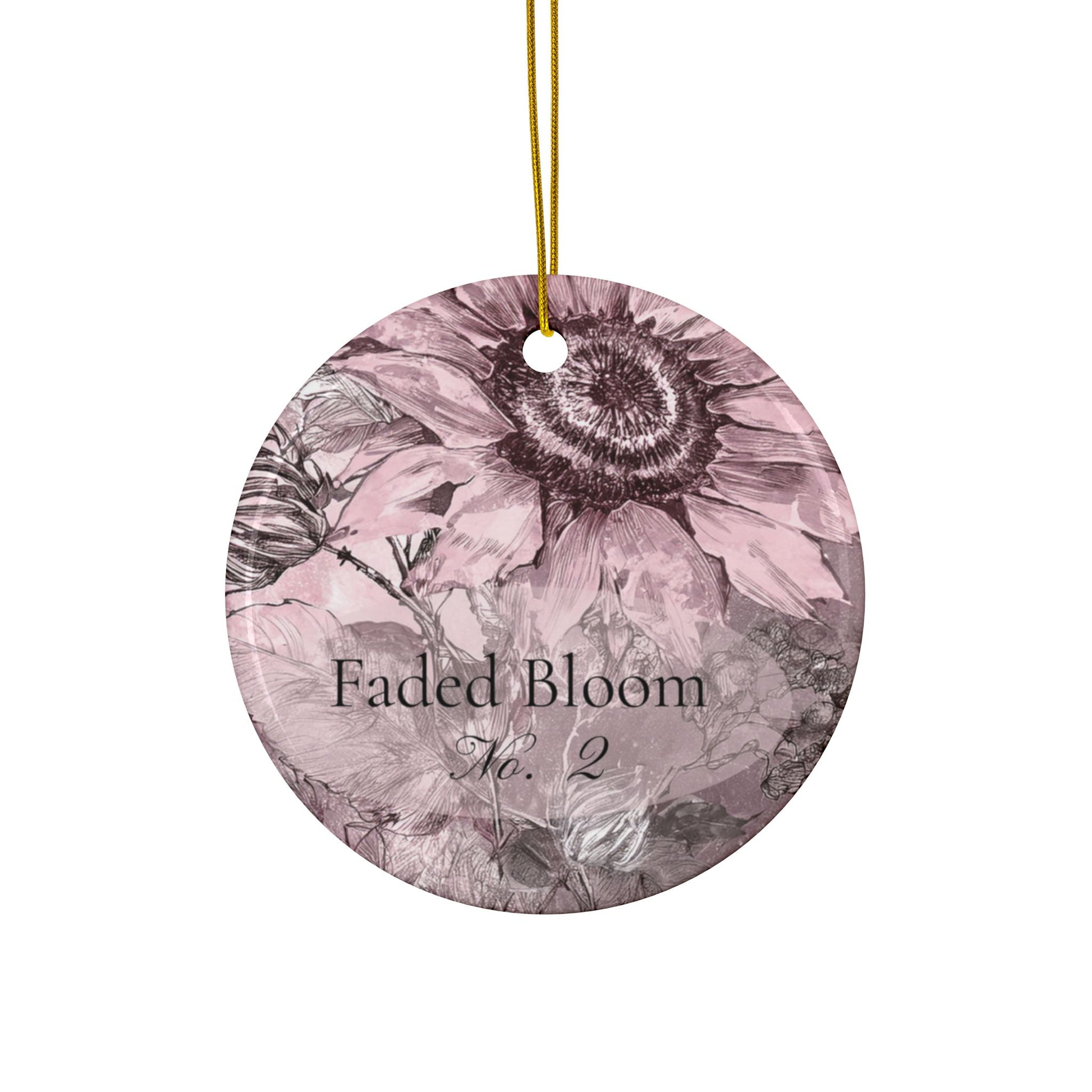 Ceramic Ornament - Faded Bloom No. 2