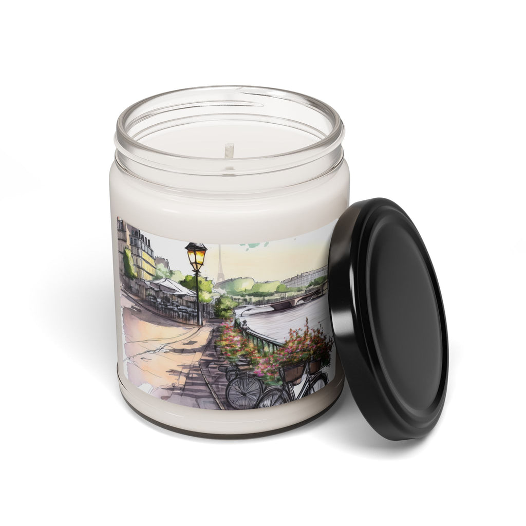 Scented Soy Candle - French Promenade & Bicycle