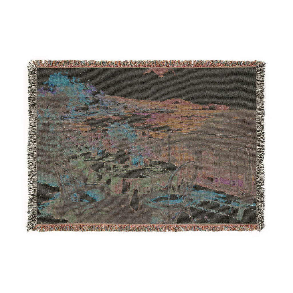 Woven Blanket - French Coastline Cafe
