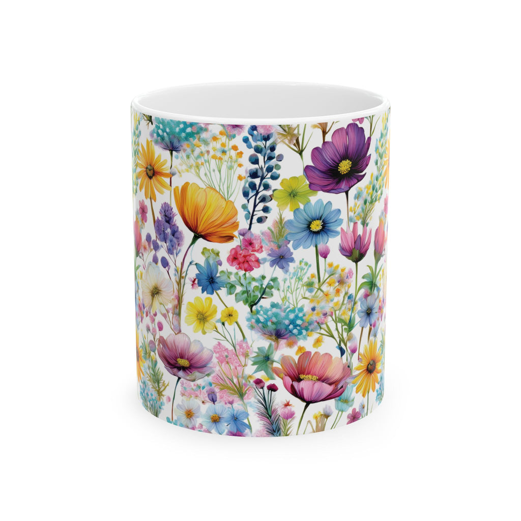 Ceramic Mug – Colorful Wildflowers