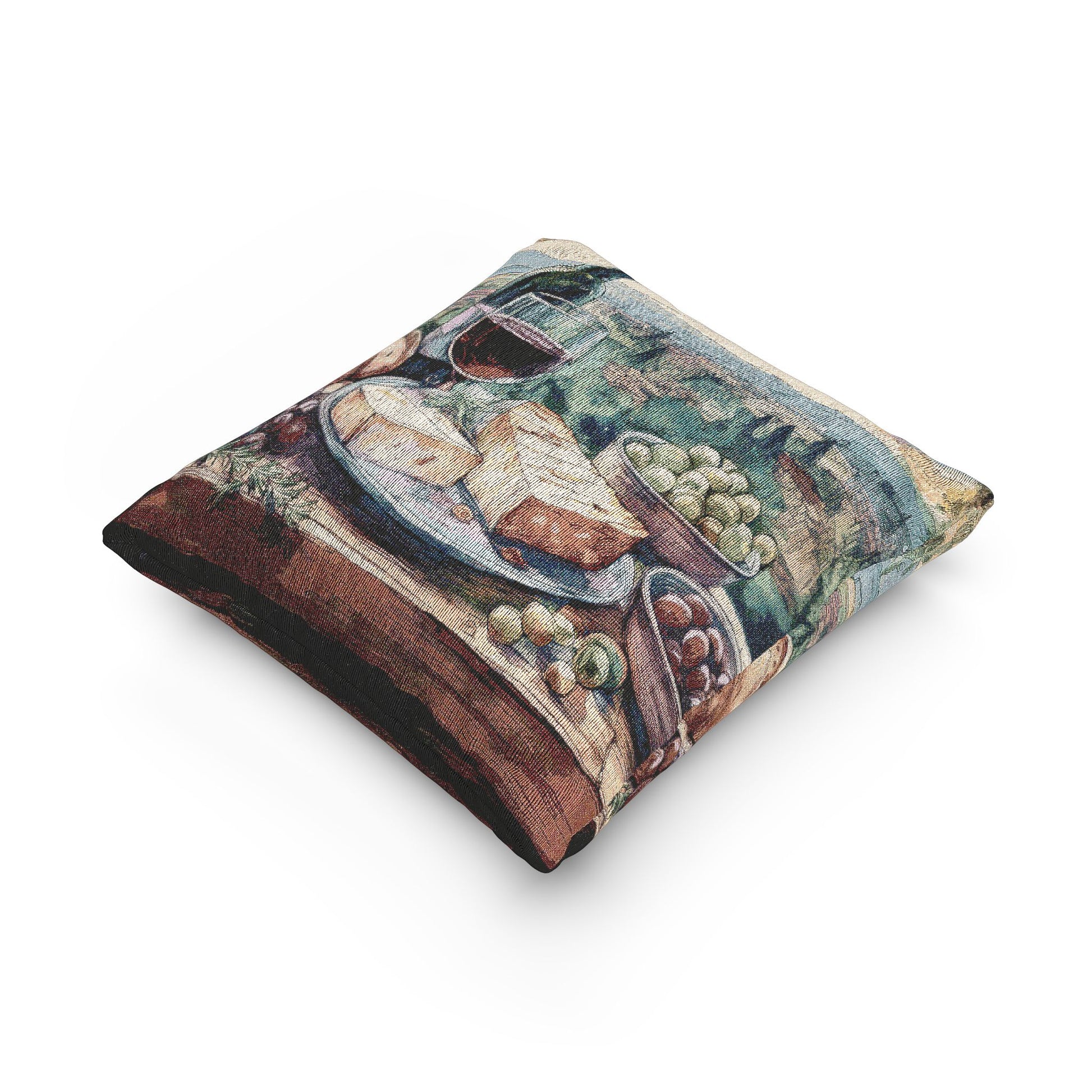 Woven Pillow – Mediterranean Table