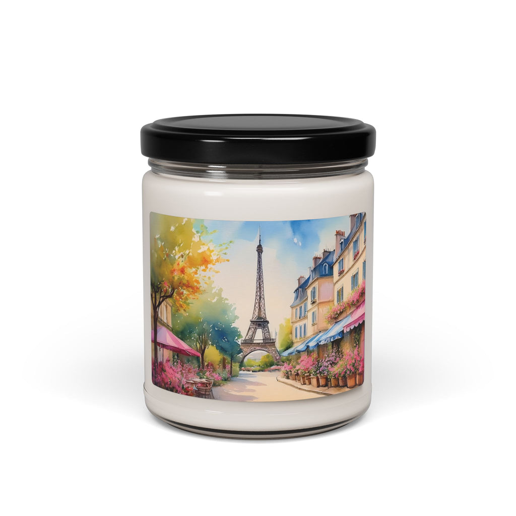 Scented Soy Candle - Eiffel Tower & Cafes