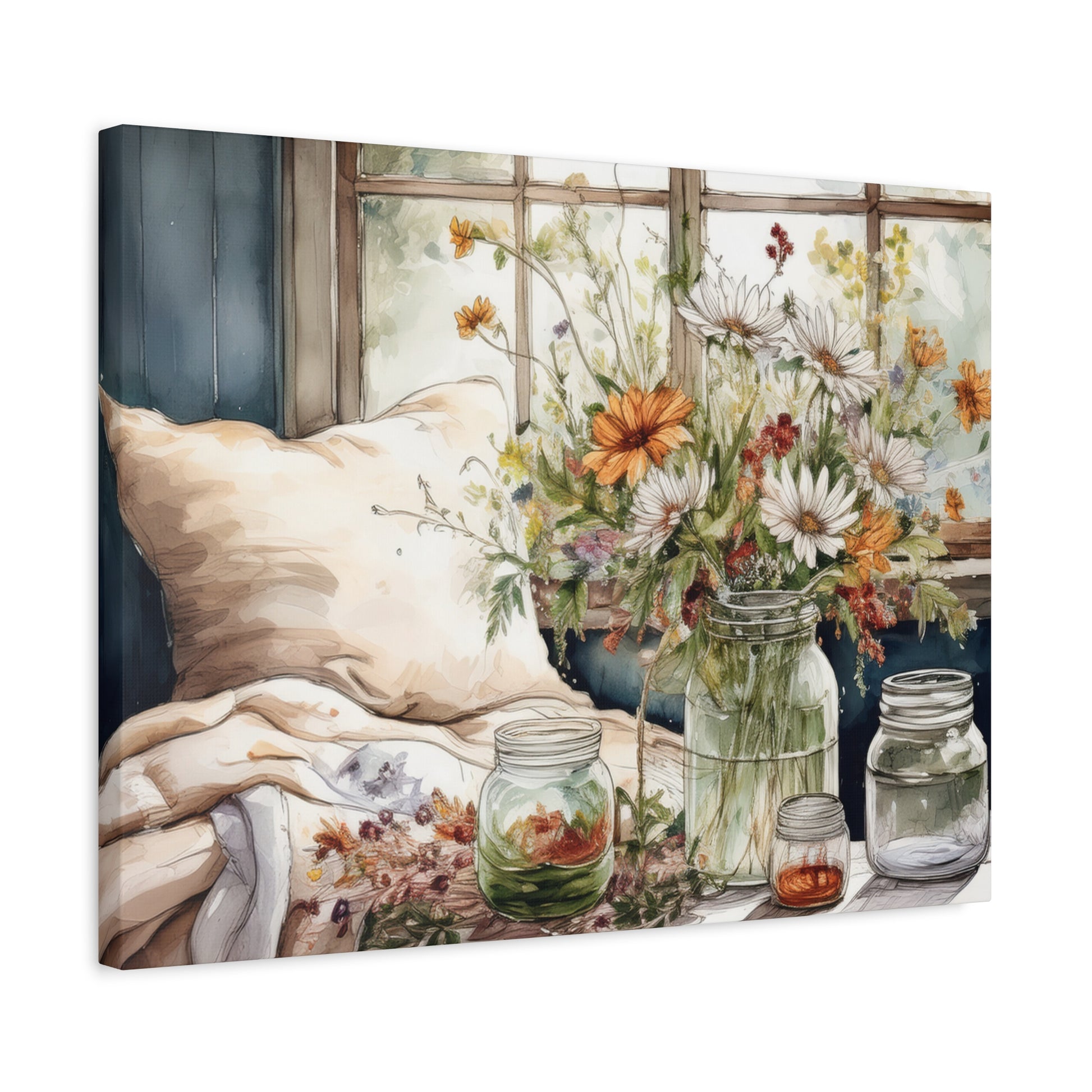 Canvas Wall Art - Cottage Afternoon