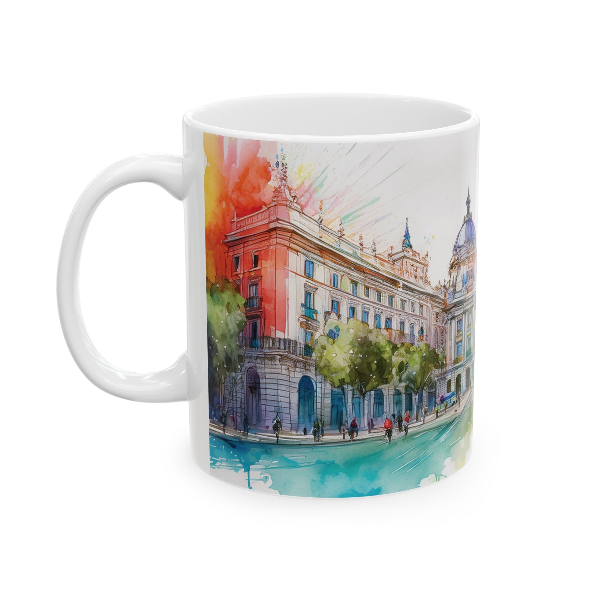 Ceramic Mug – Madrid Cityscape