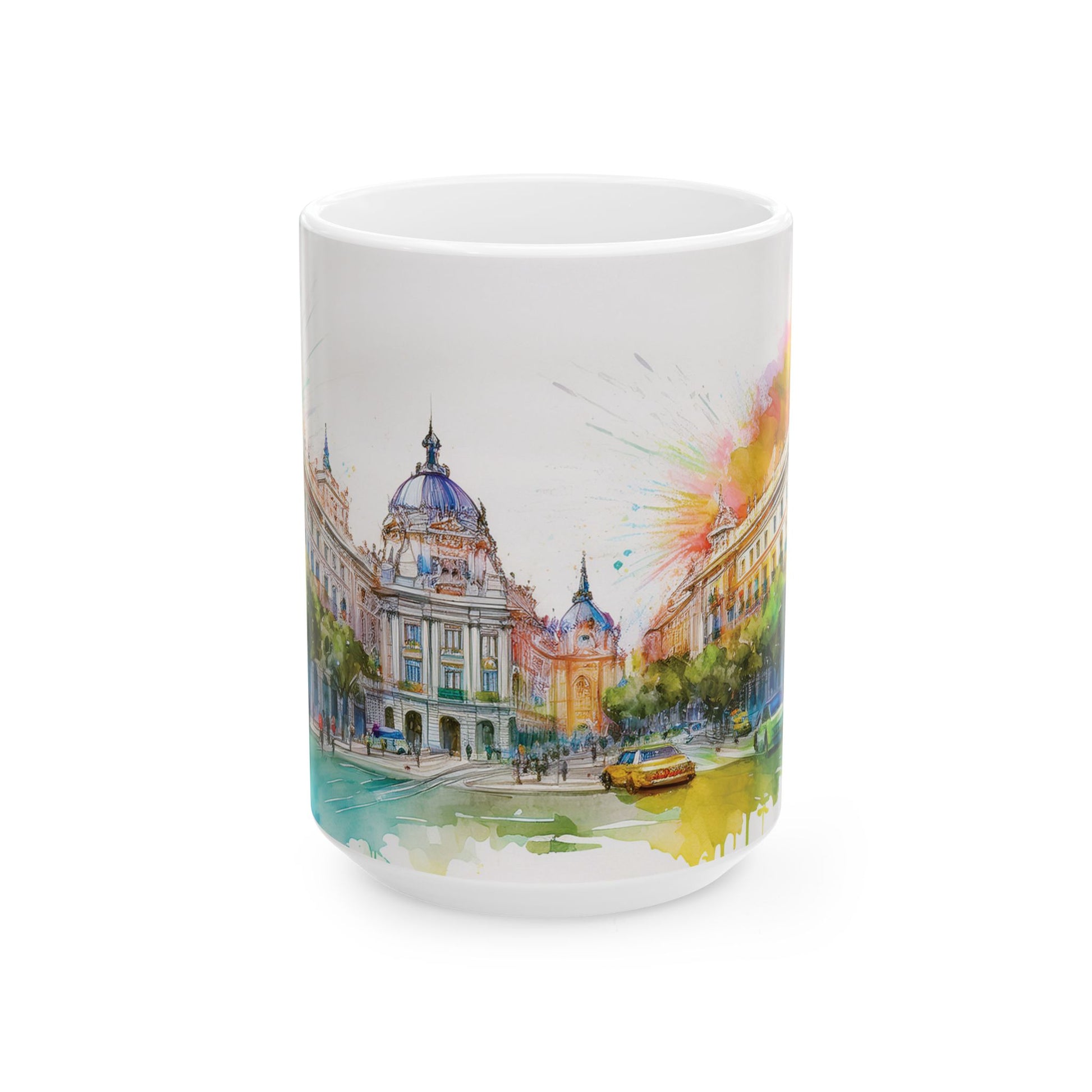 Ceramic Mug – Madrid Cityscape