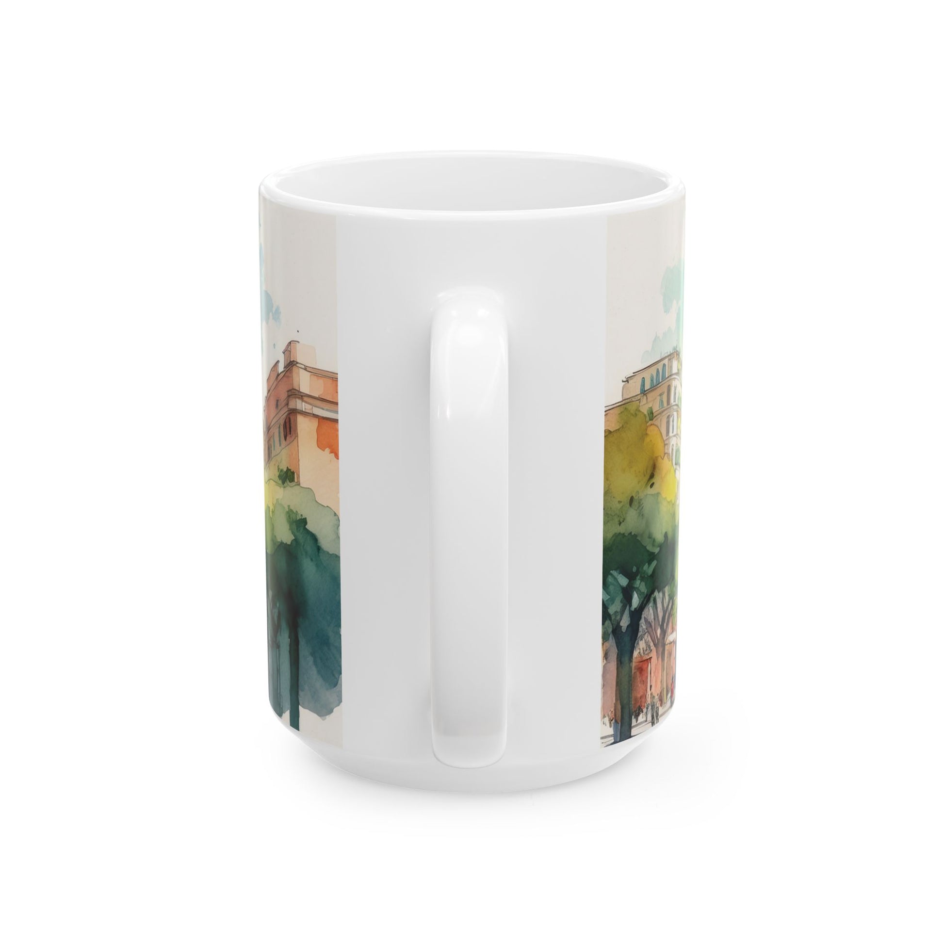 Ceramic Mug – Barcelona Cityscape