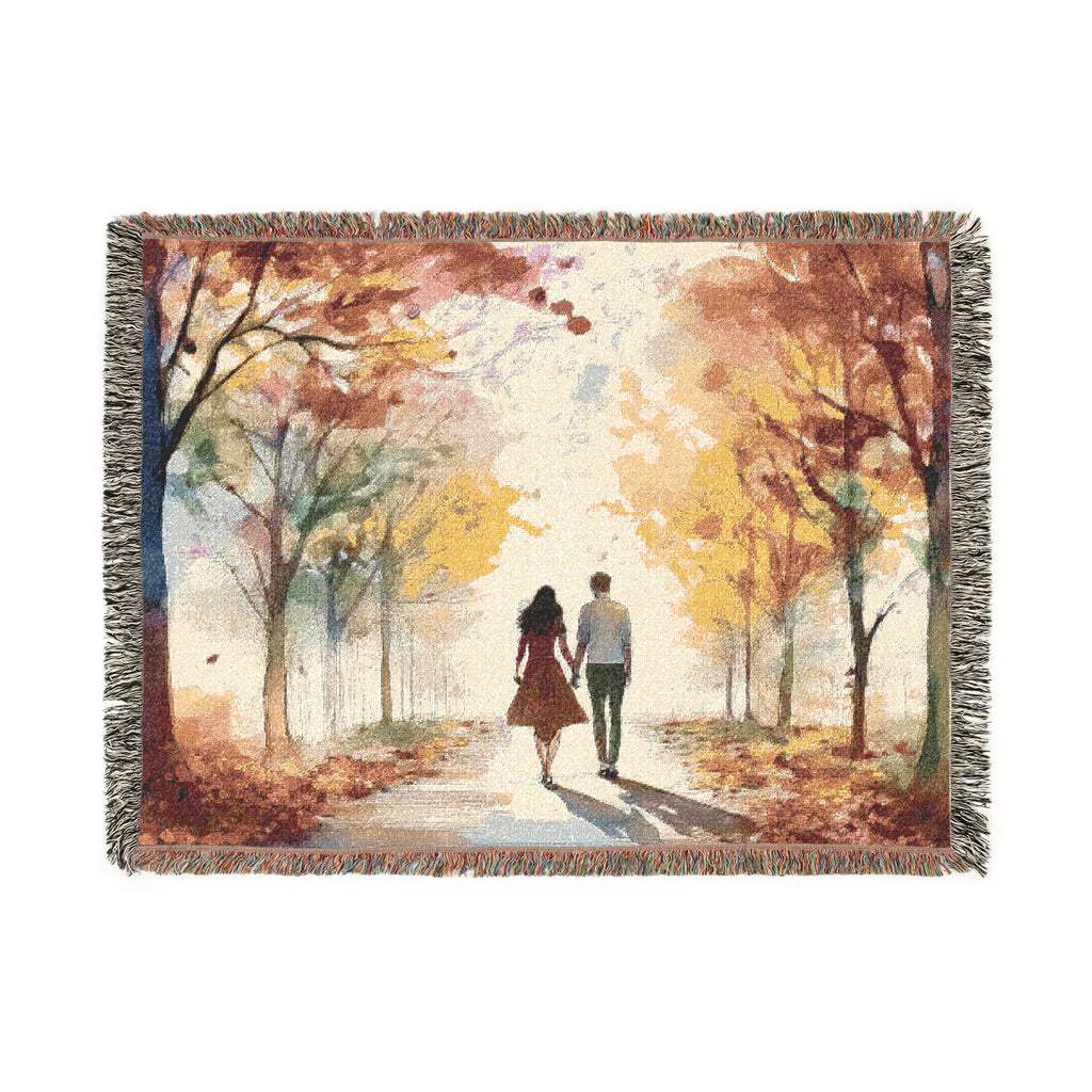 Woven Blanket – Together in Fall