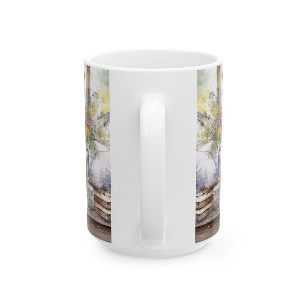 Ceramic Mug - Flowers & Farmhouse Charm