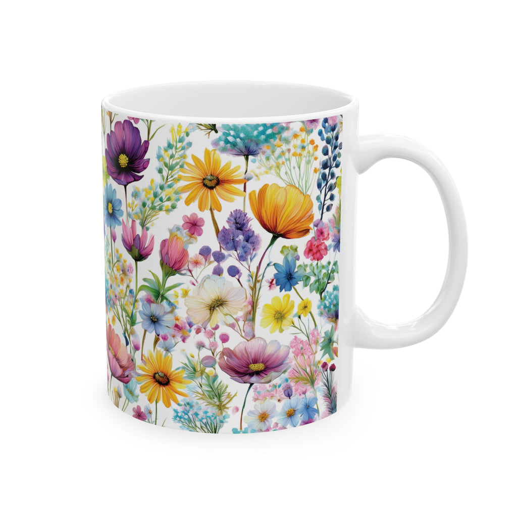 Ceramic Mug – Colorful Wildflowers