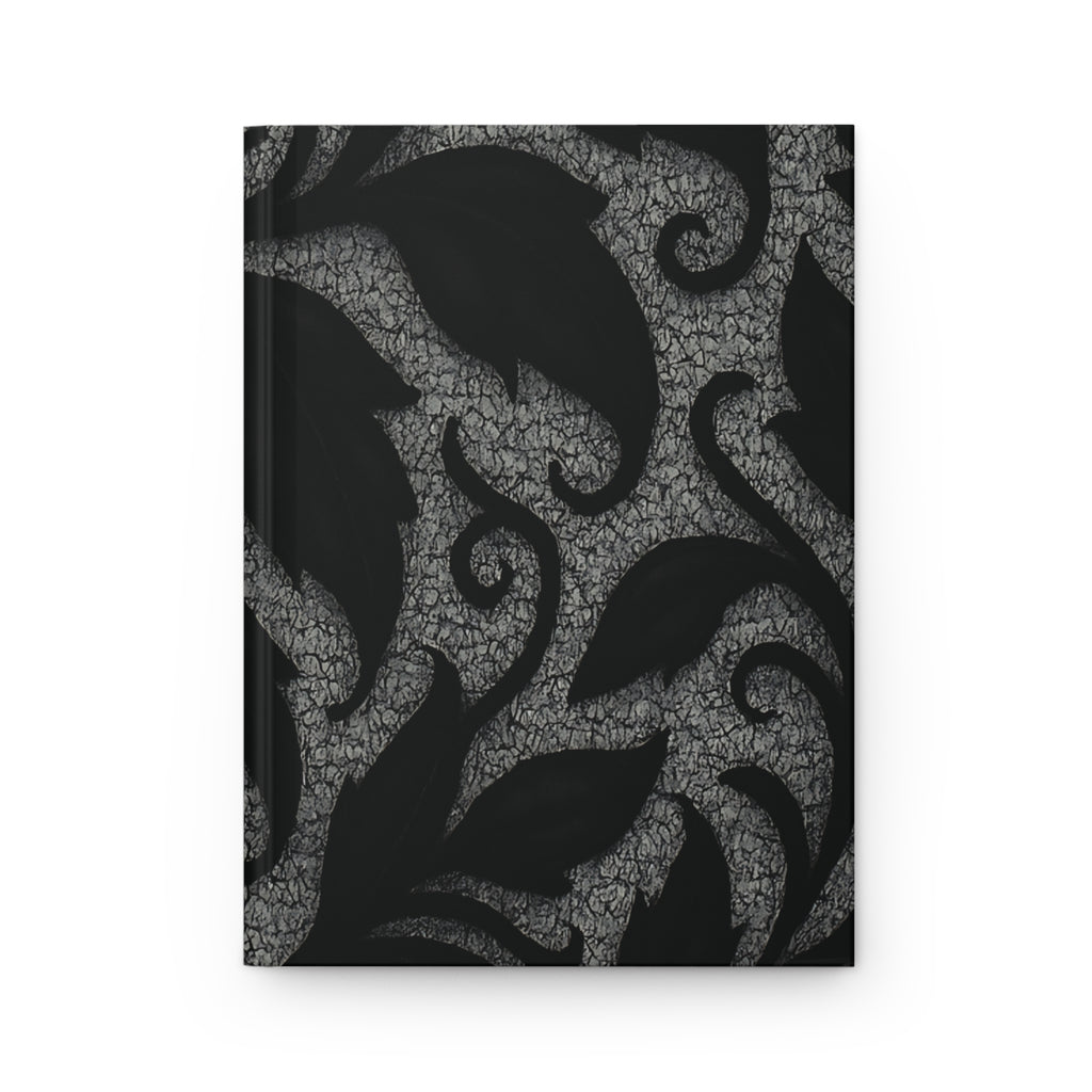 Notebook – Midnight Elegance Leaves