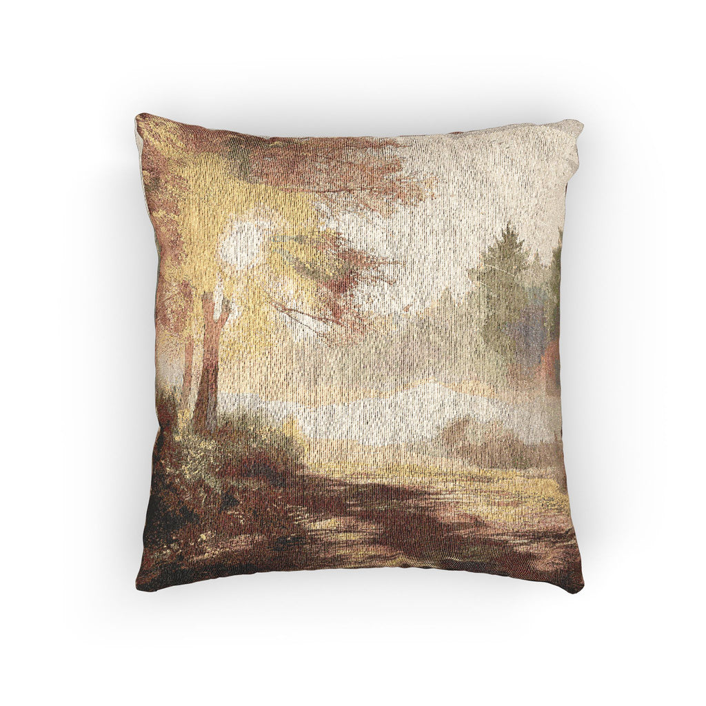 Woven Pillow – Autumn Sunrise
