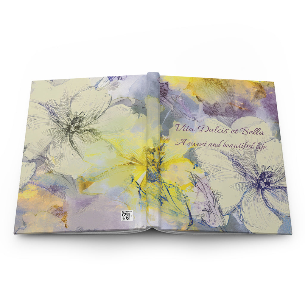Notebook - Yellow & Purple Flowers