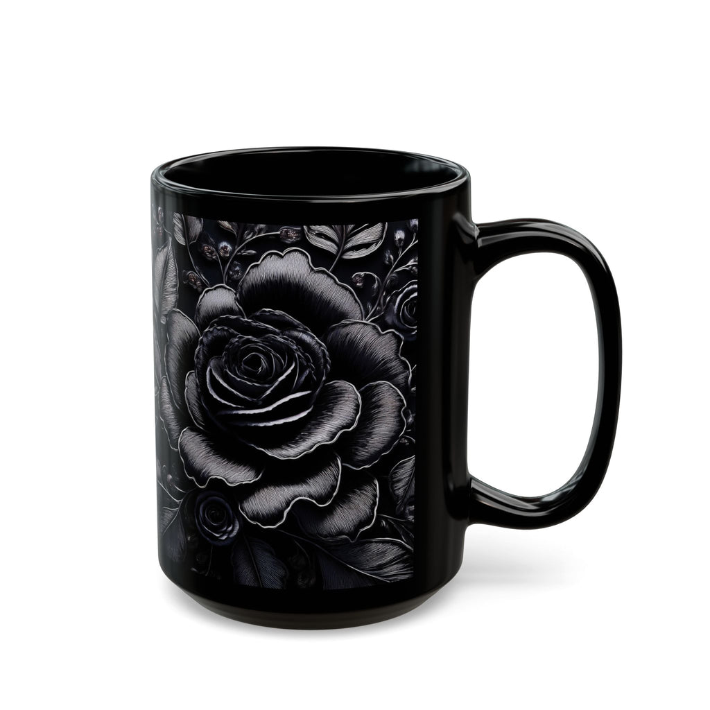 Mug - Midnight Elegance Rose