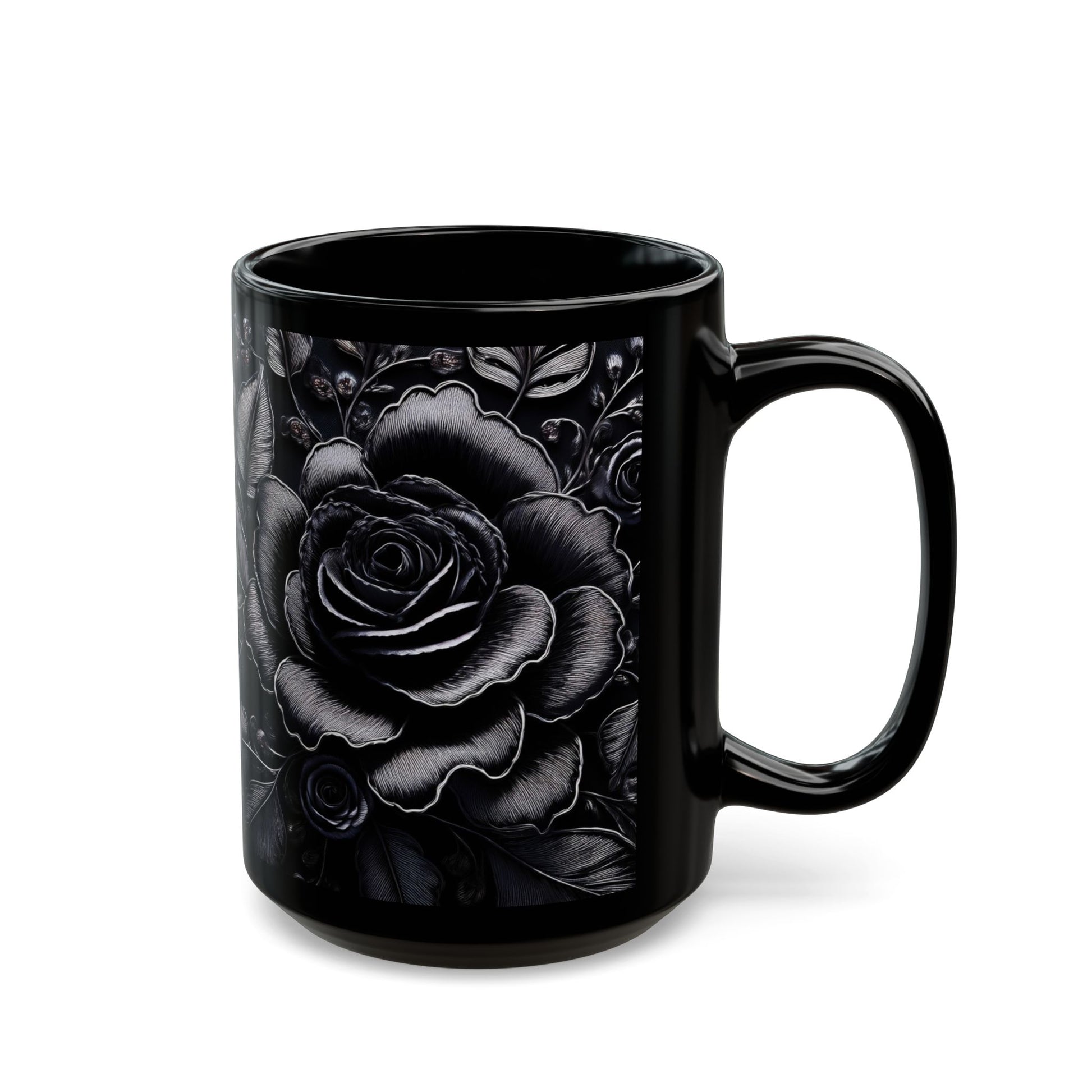 Mug - Midnight Elegance Rose