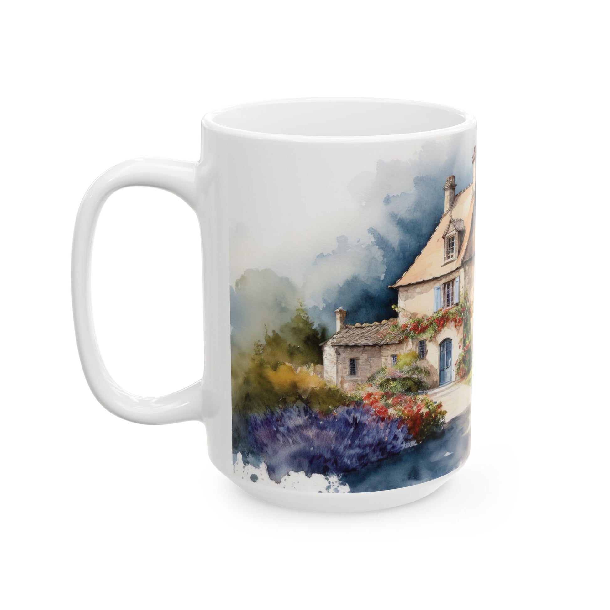 Ceramic Mug – France Countryside Cottage