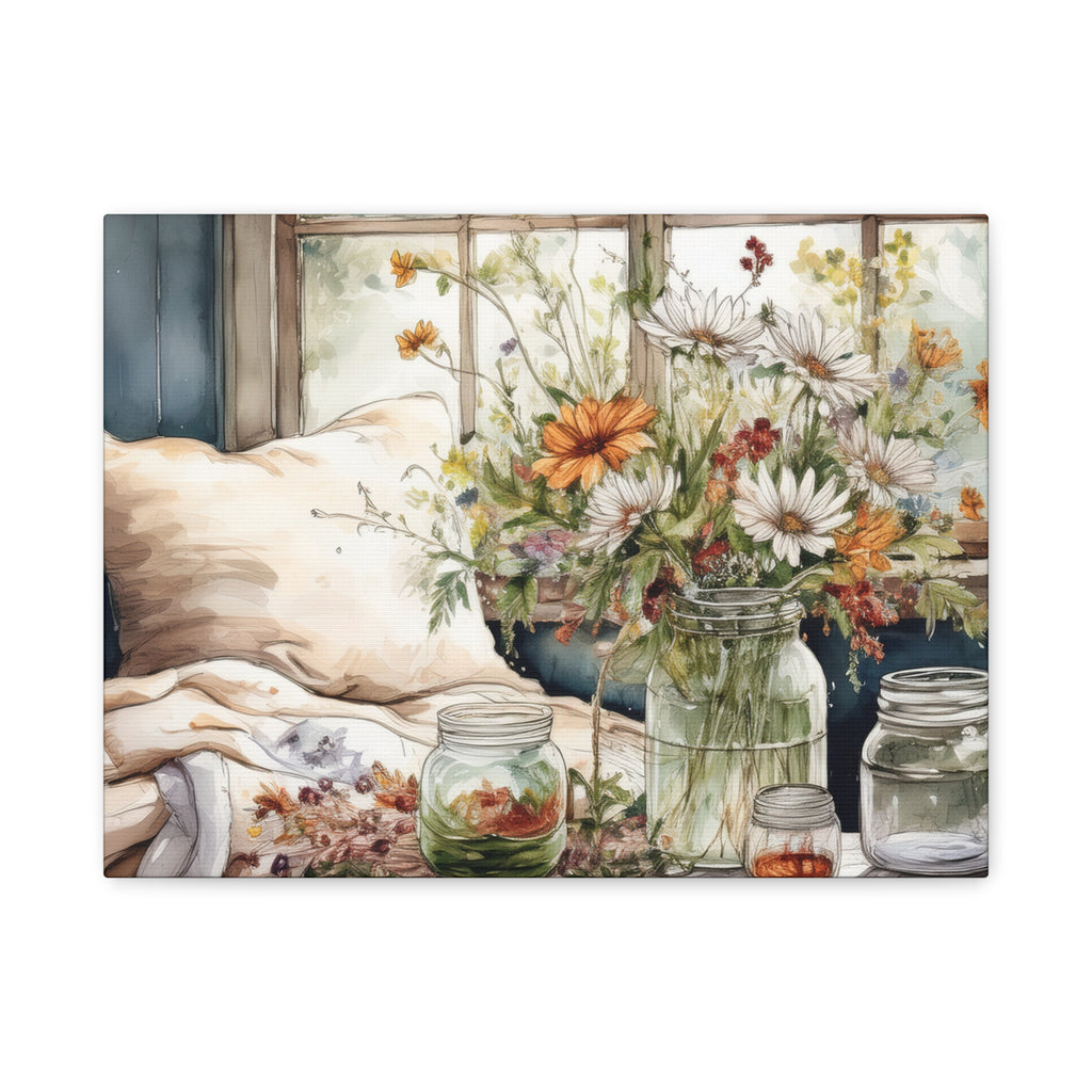Canvas Wall Art - Cottage Afternoon