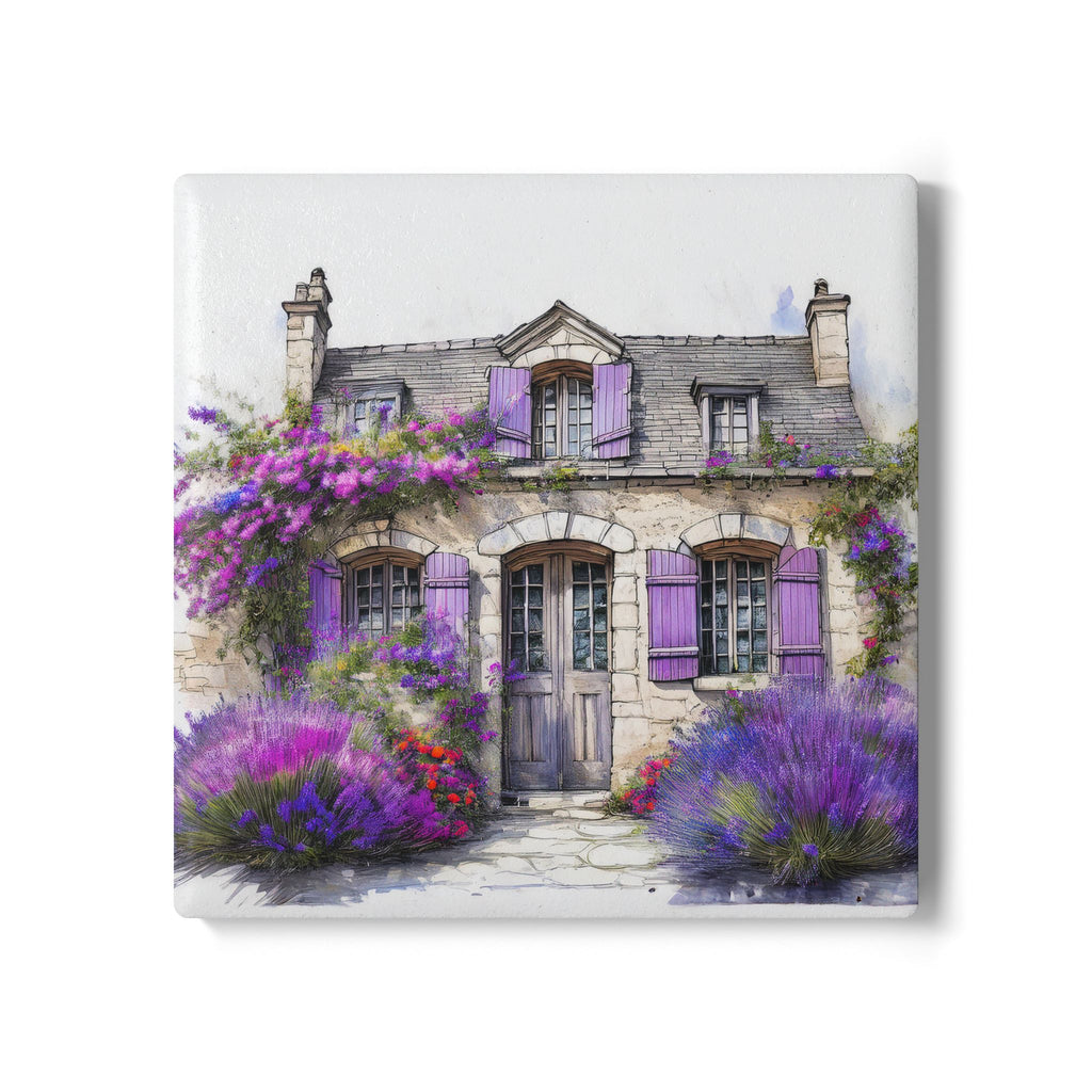 Ceramic Coaster – French Stone Cottage