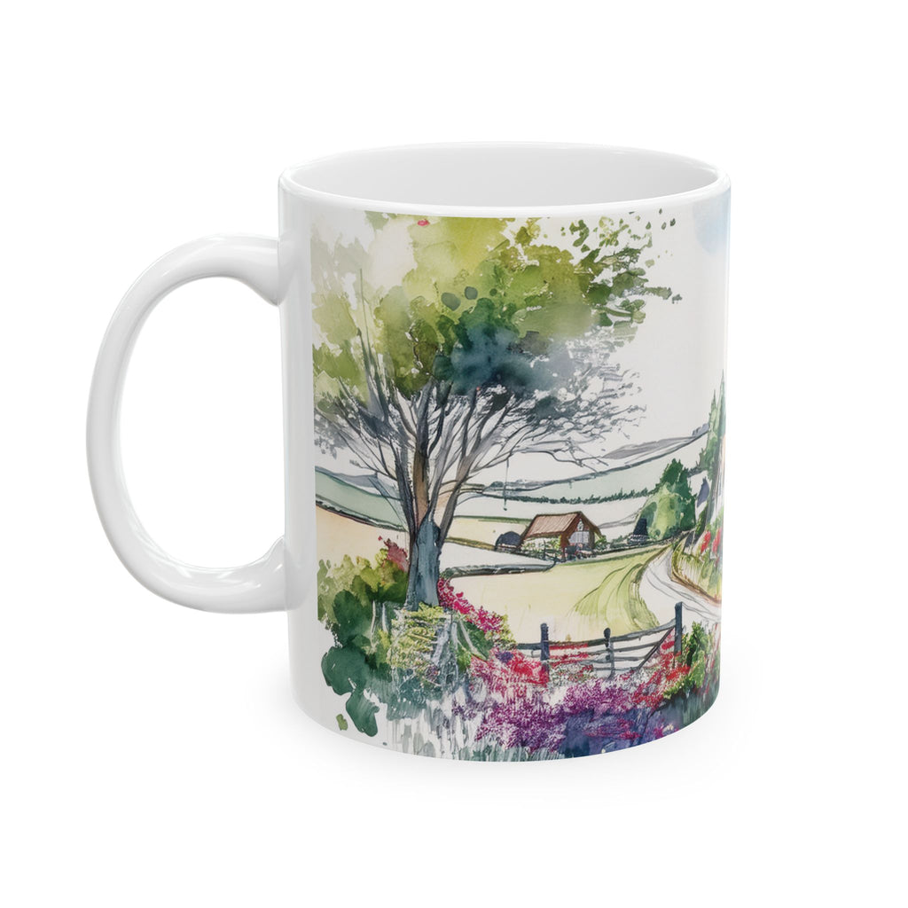Ceramic Mug – English Cottages