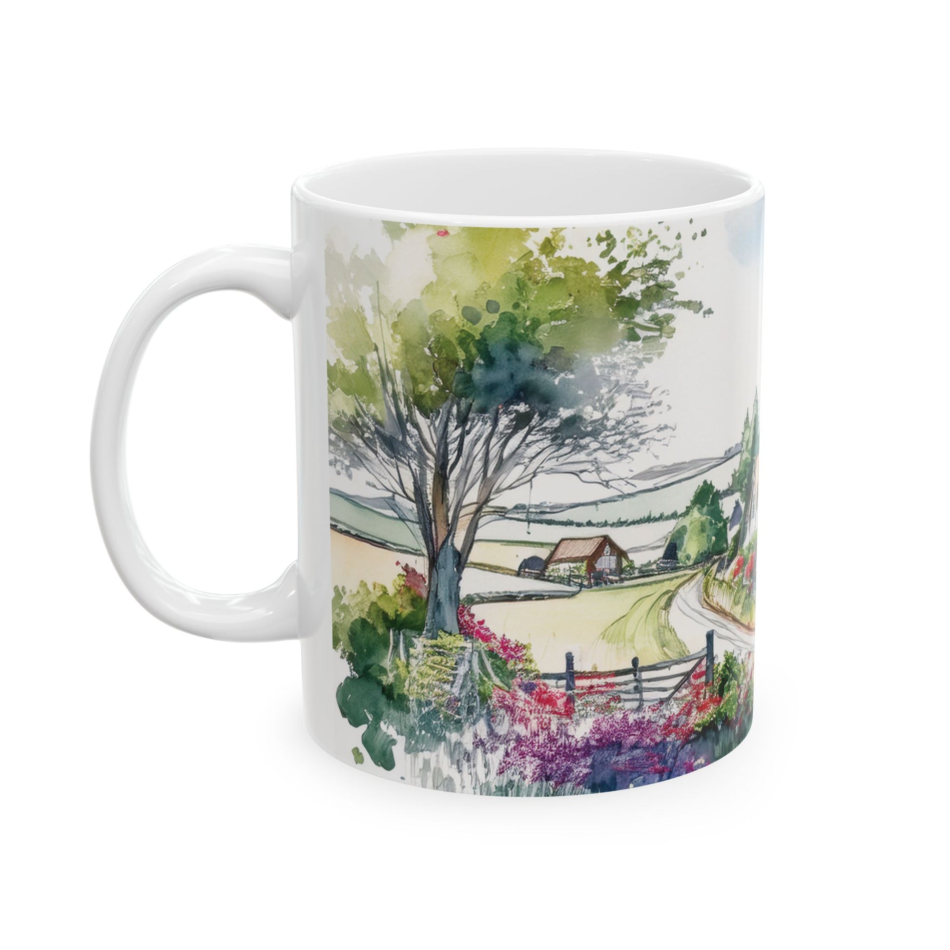 Ceramic Mug – English Cottages
