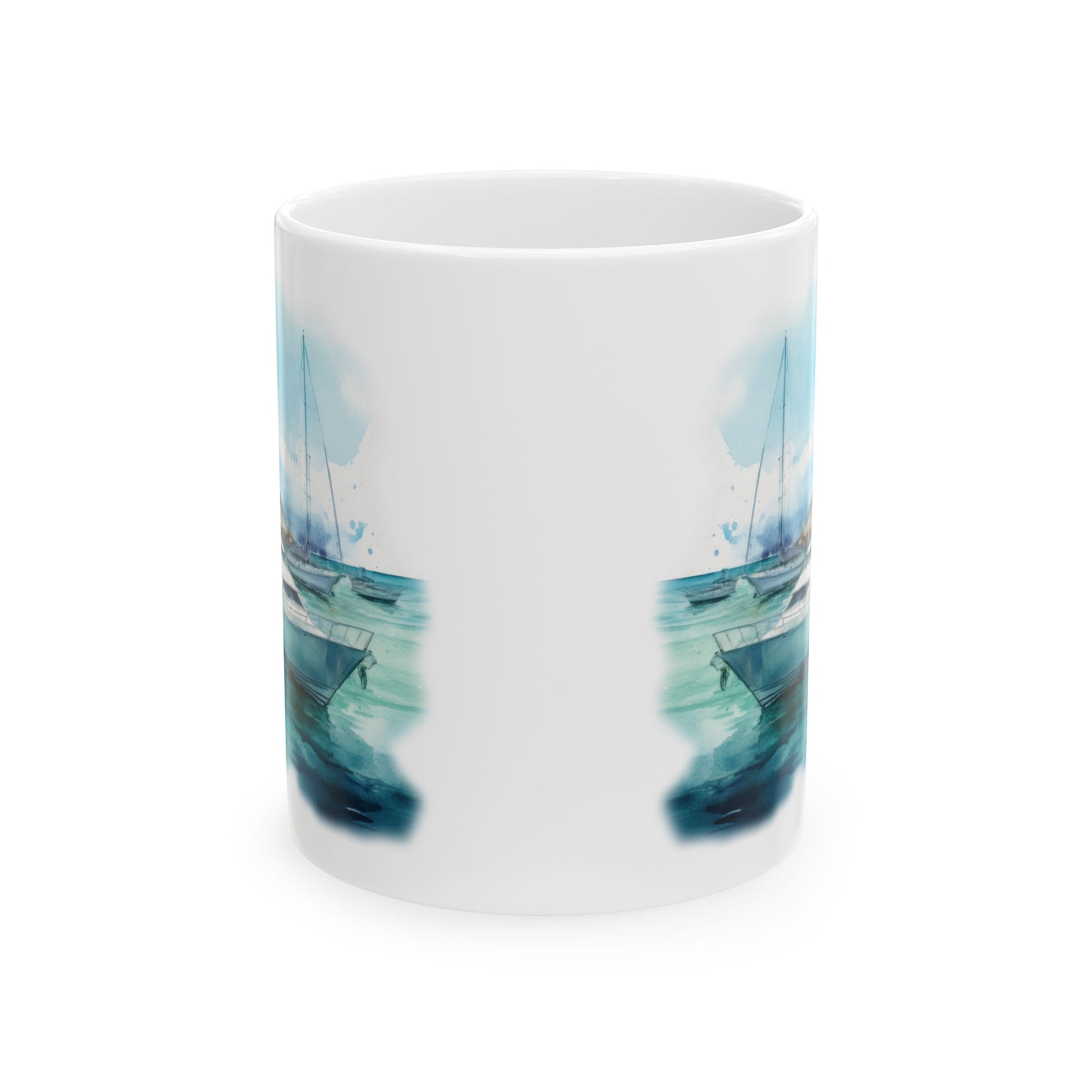 Ceramic Mug – Yacht by the Coast