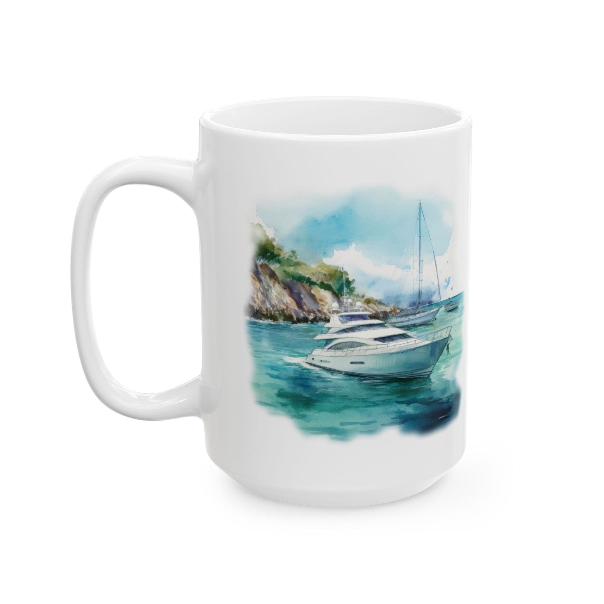 Ceramic Mug – Yacht by the Coast