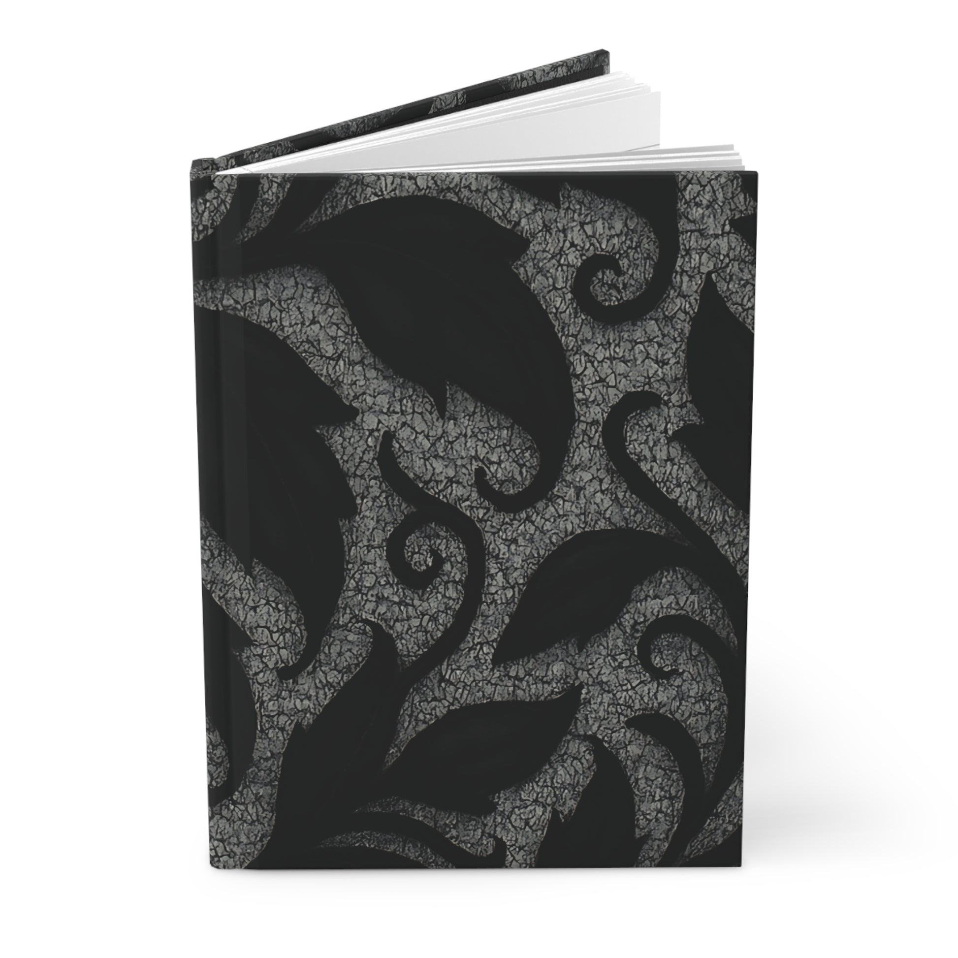 Notebook – Midnight Elegance Leaves